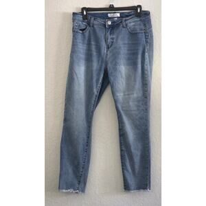 Jeans-H&H By Harmony & Havoc-Skinny-Ankle Unfinished-Medium Wash-Size 10